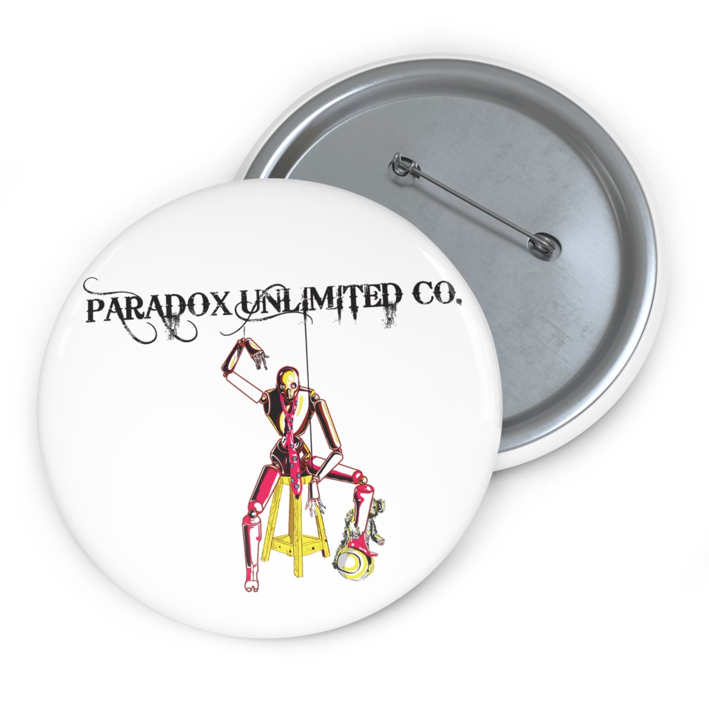 Custom Skull Butterfly Pin Buttons | Edgy Accessories for Goths, Gift for Friends, Party Favor, Jacket Flair, Festival Style