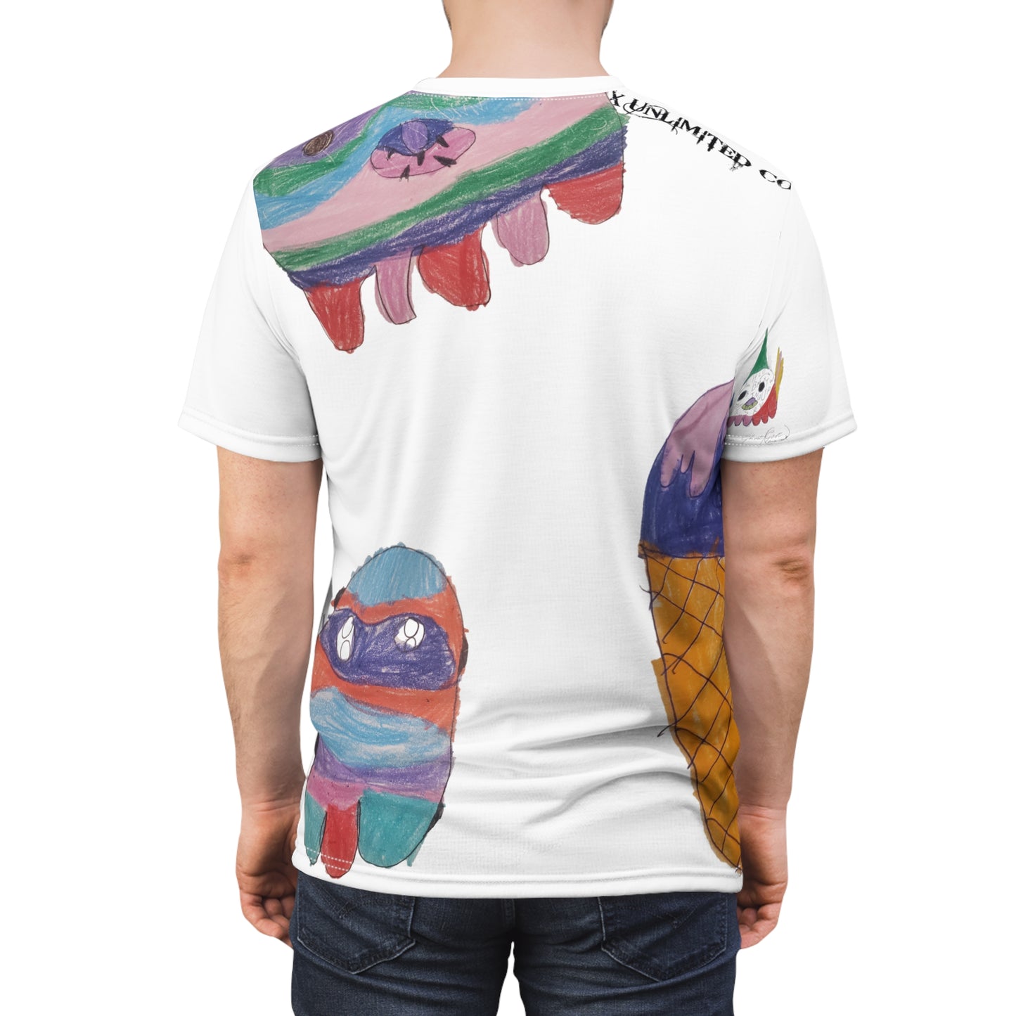 T-Shirt Chicken Ghost and Friends Unisex Tee by Geleen
