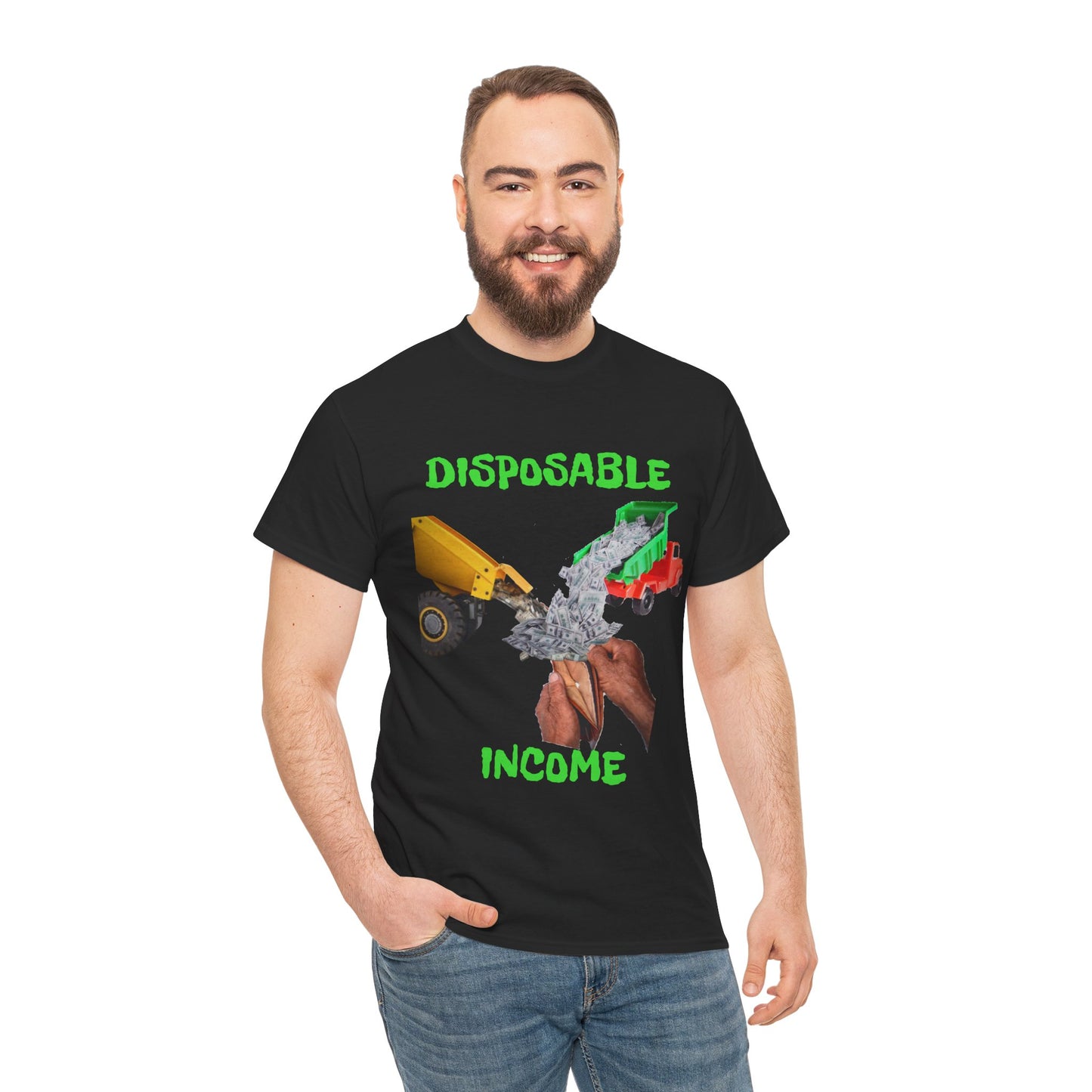 Disposable Income Paradox Tee - Unique Graphic T-Shirt for Casual Style, Humor Gift, Trendy Fashion, Everyday Wear, Unisex Apparel