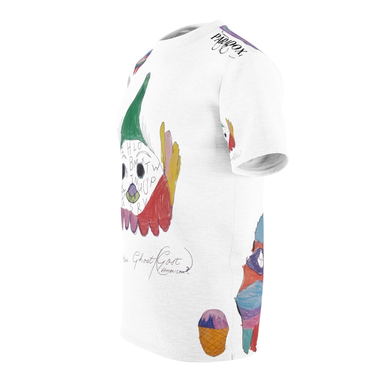 T-Shirt Chicken Ghost and Friends Unisex Tee by Geleen