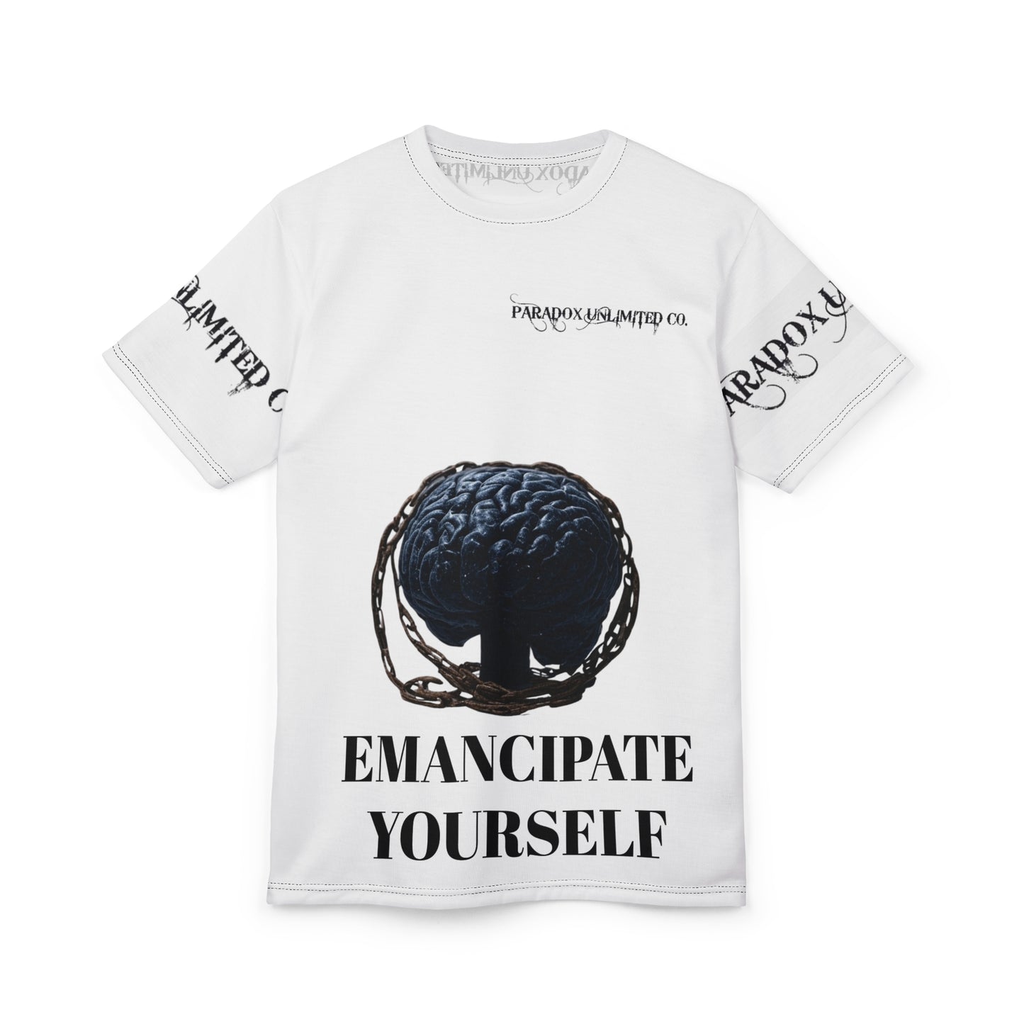 Empowering Unisex Cut & Sew Tee - Emancipate Yourself, Cool Graphic Tee, Thoughtful Gift, Unique Casual Wear