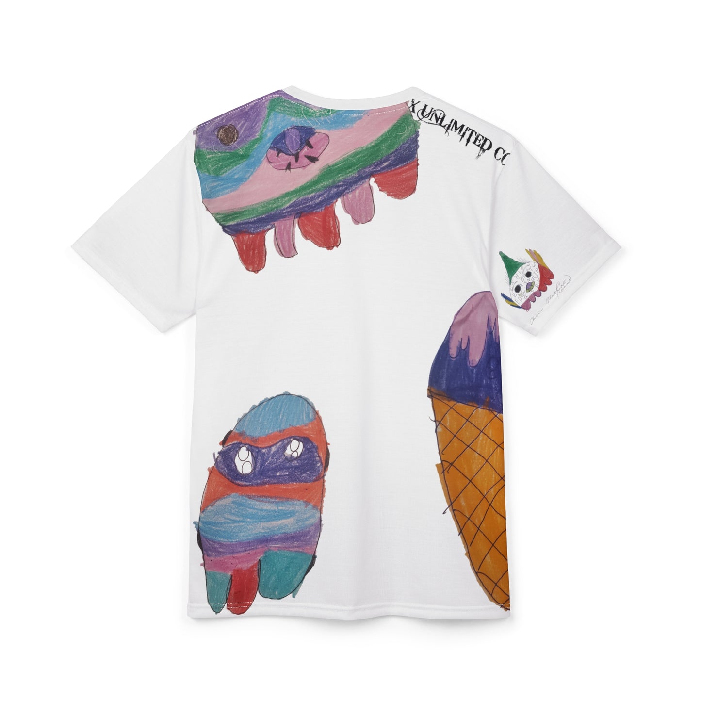 T-Shirt Chicken Ghost and Friends Unisex Tee by Geleen