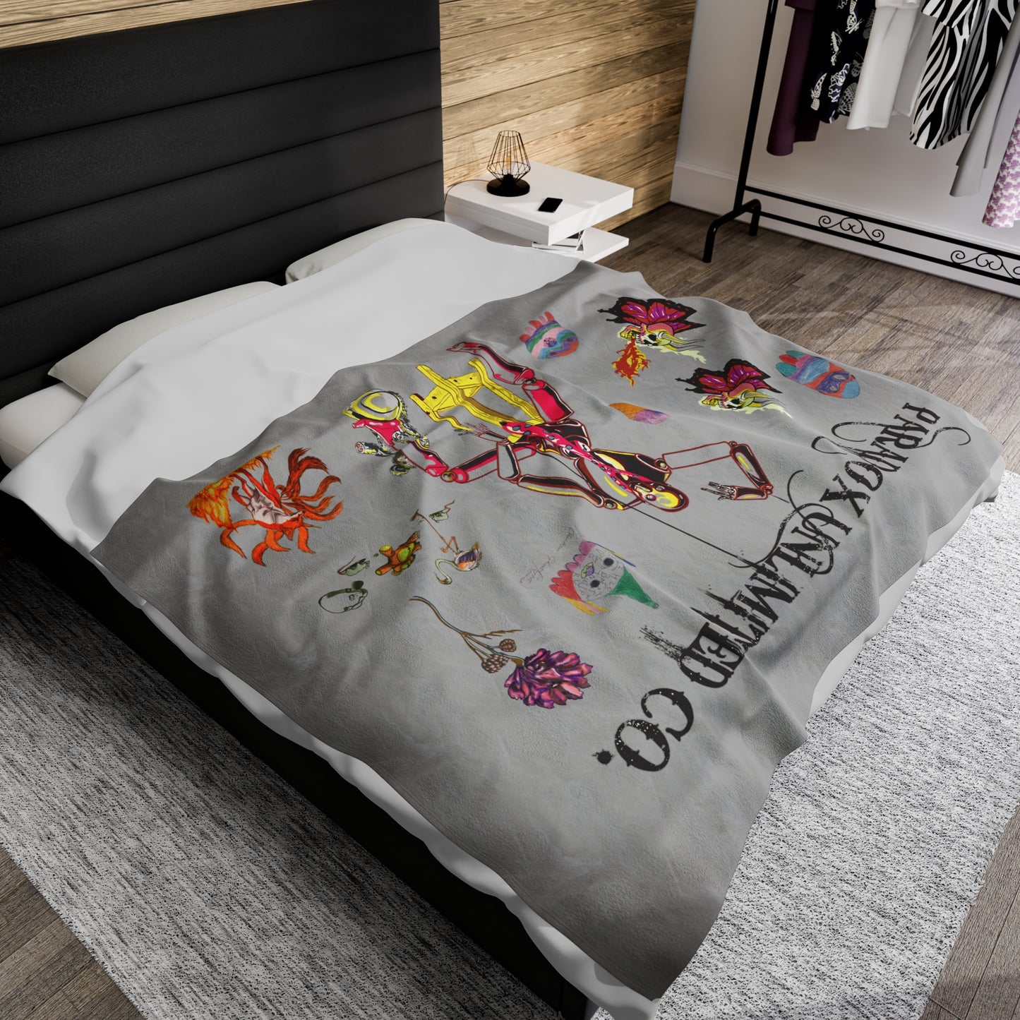 Plush Blanket Luxury Home Decor Paradox Image Mash Up
