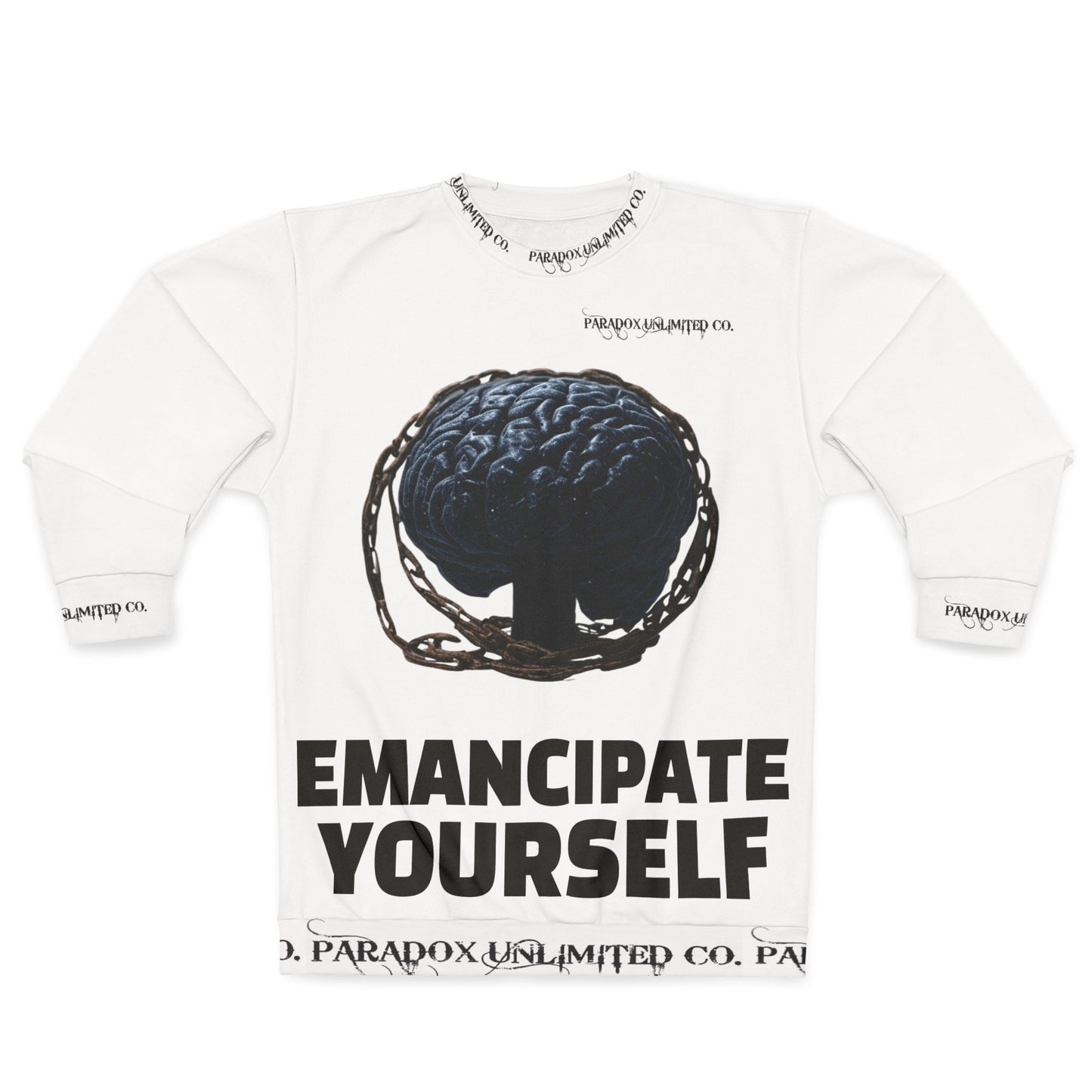 Inspirational Unisex Sweatshirt - 'Emancipate Yourself' Design