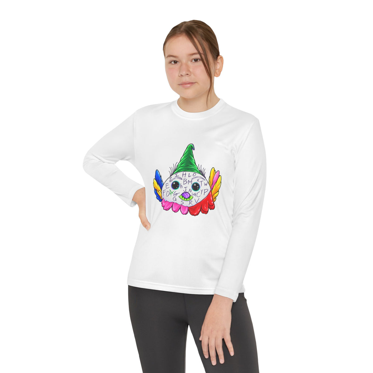 Chicken Ghost Long Sleeve Competitor Tee