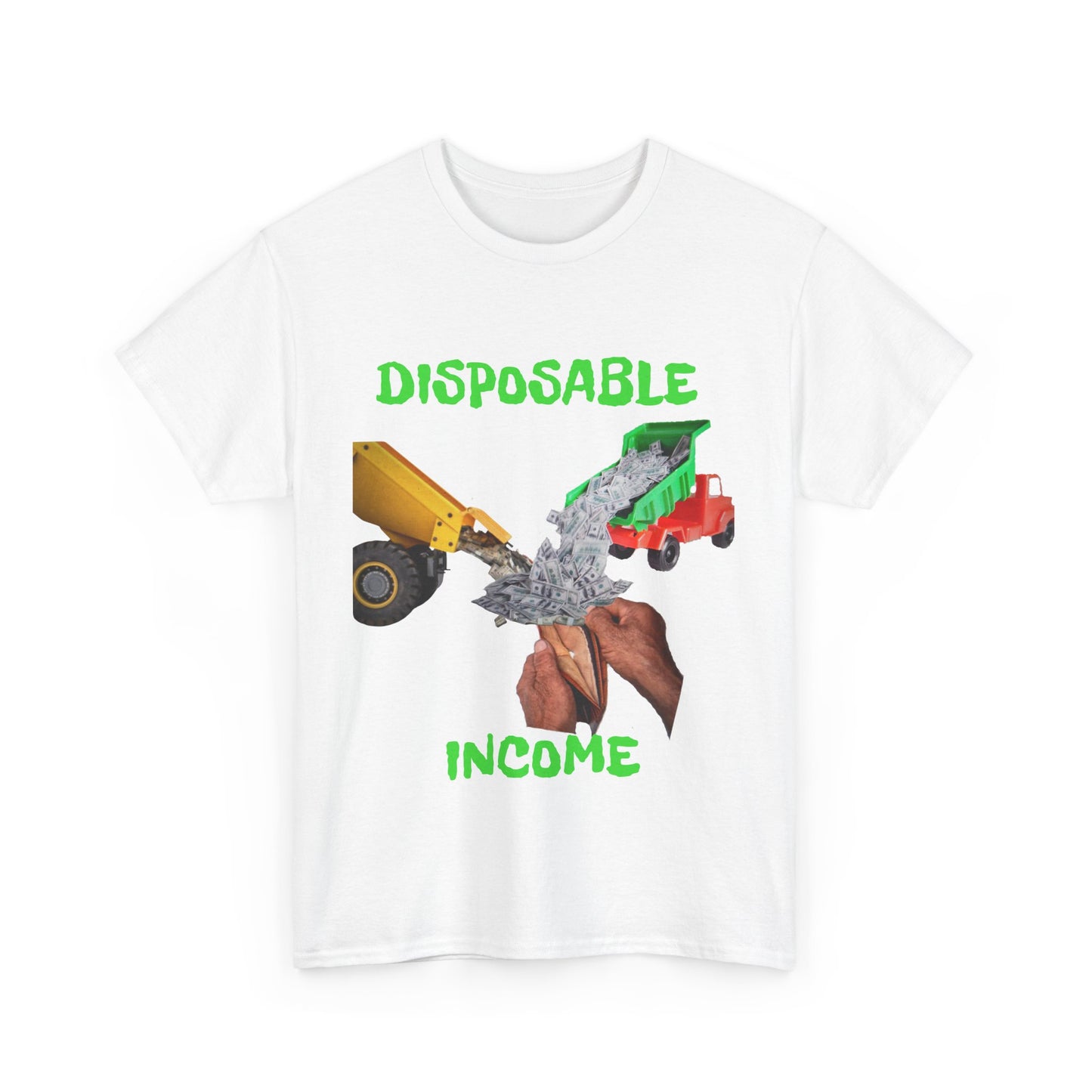 Disposable Income Paradox Tee - Unique Graphic T-Shirt for Casual Style, Humor Gift, Trendy Fashion, Everyday Wear, Unisex Apparel