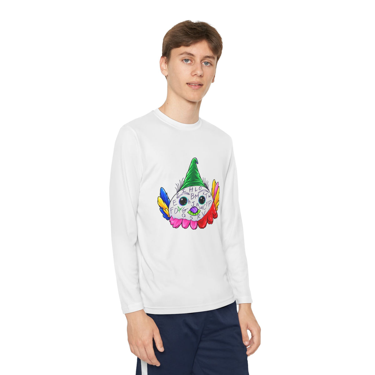 Chicken Ghost Long Sleeve Competitor Tee