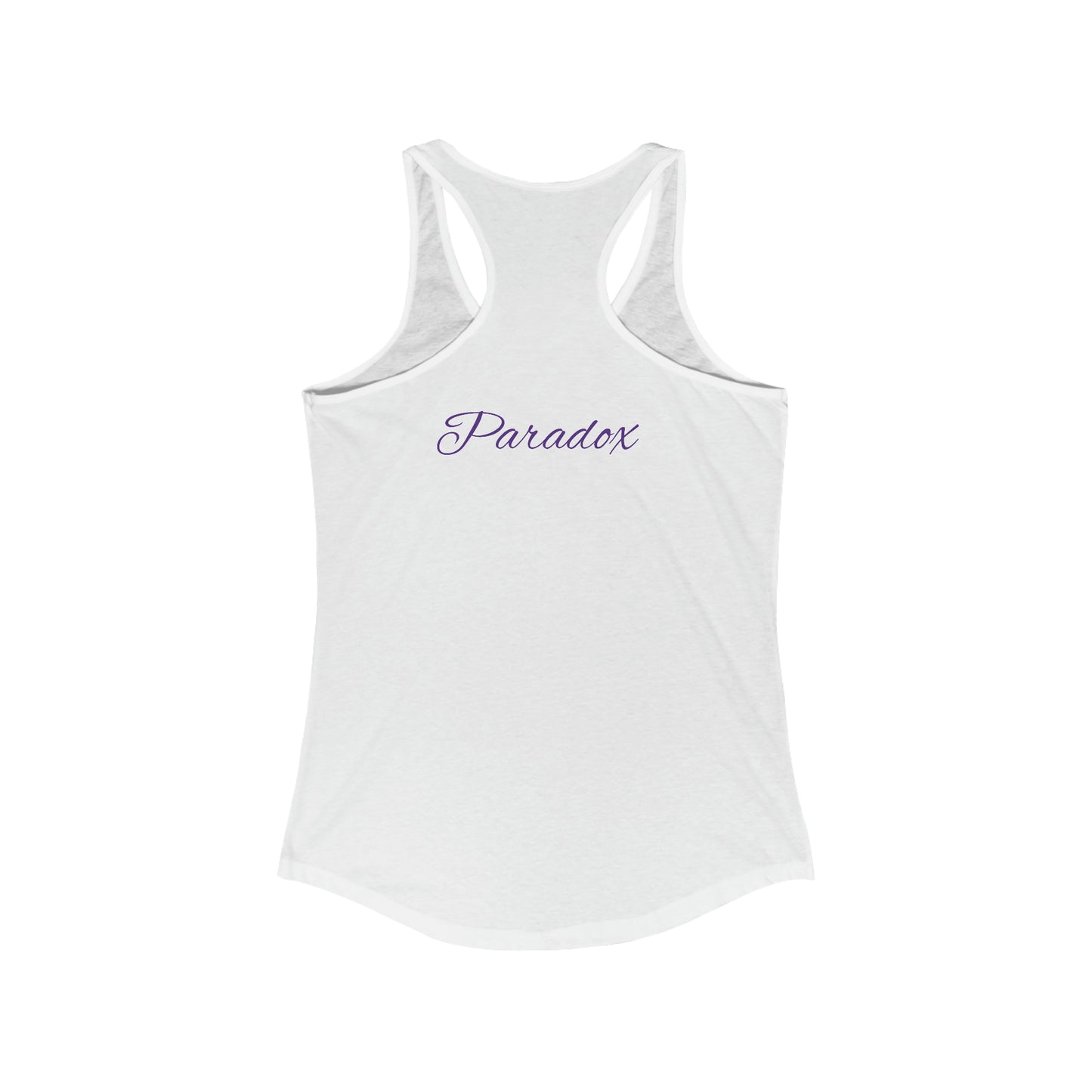 Paradox Racerback Tank Pink Rose Face