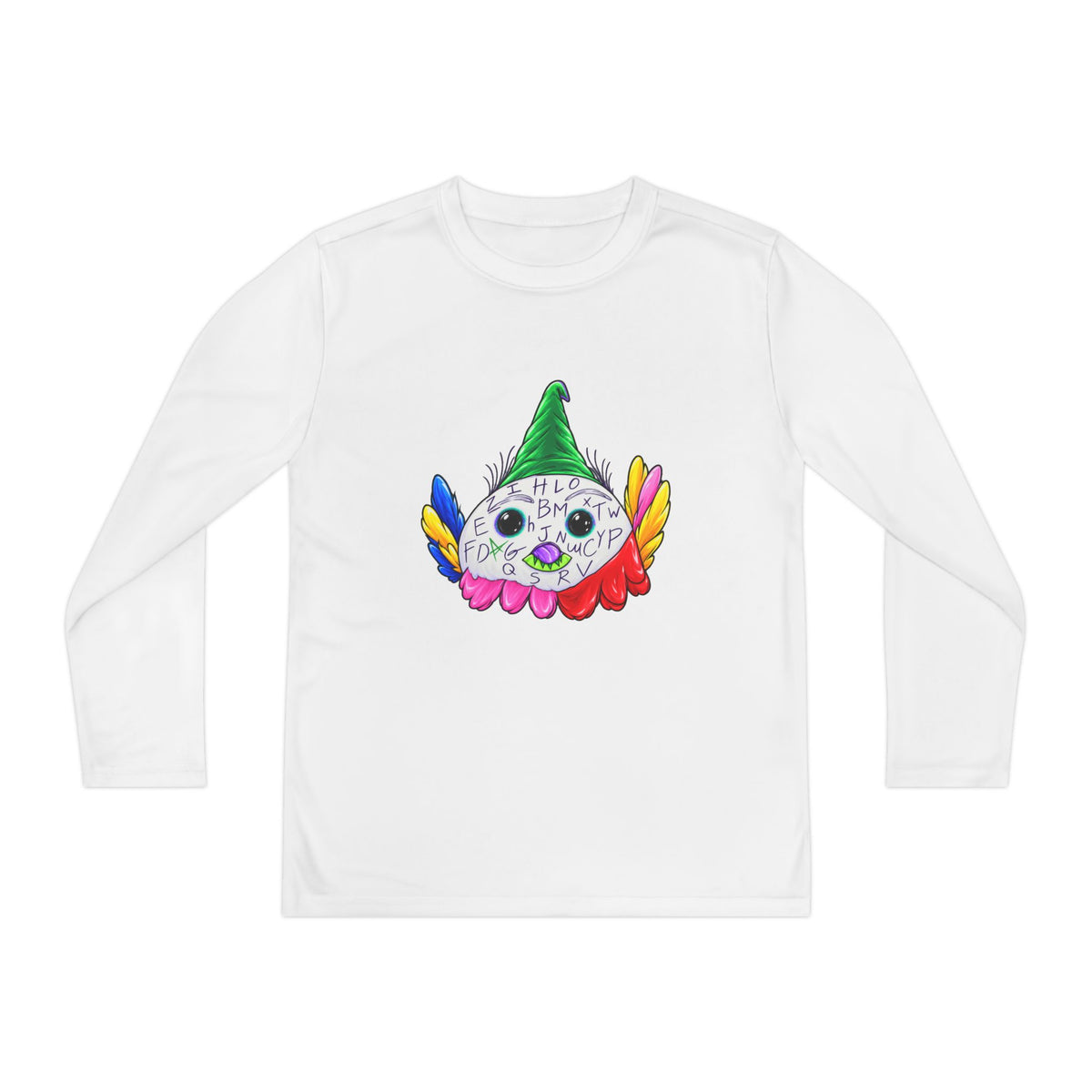 Chicken Ghost Long Sleeve Competitor Tee