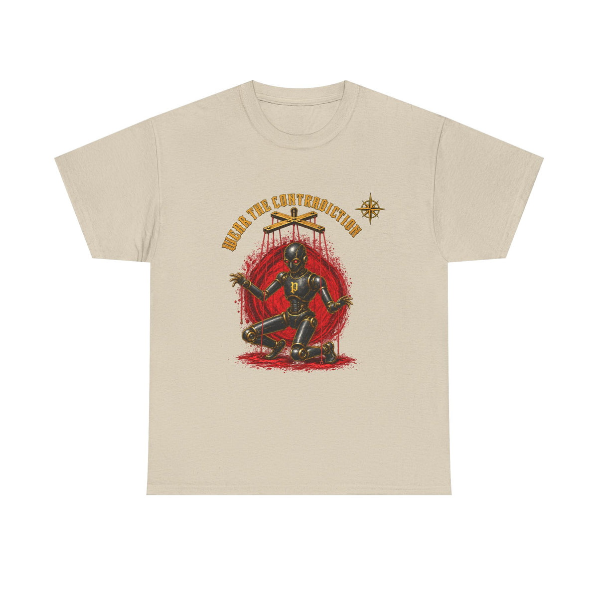 Dark Matter-White Heavy Cotton Tee