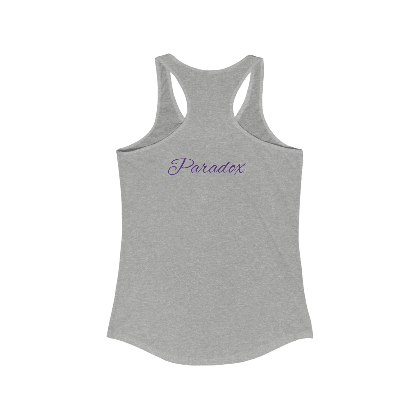 Paradox Racerback Tank Pink Rose Face