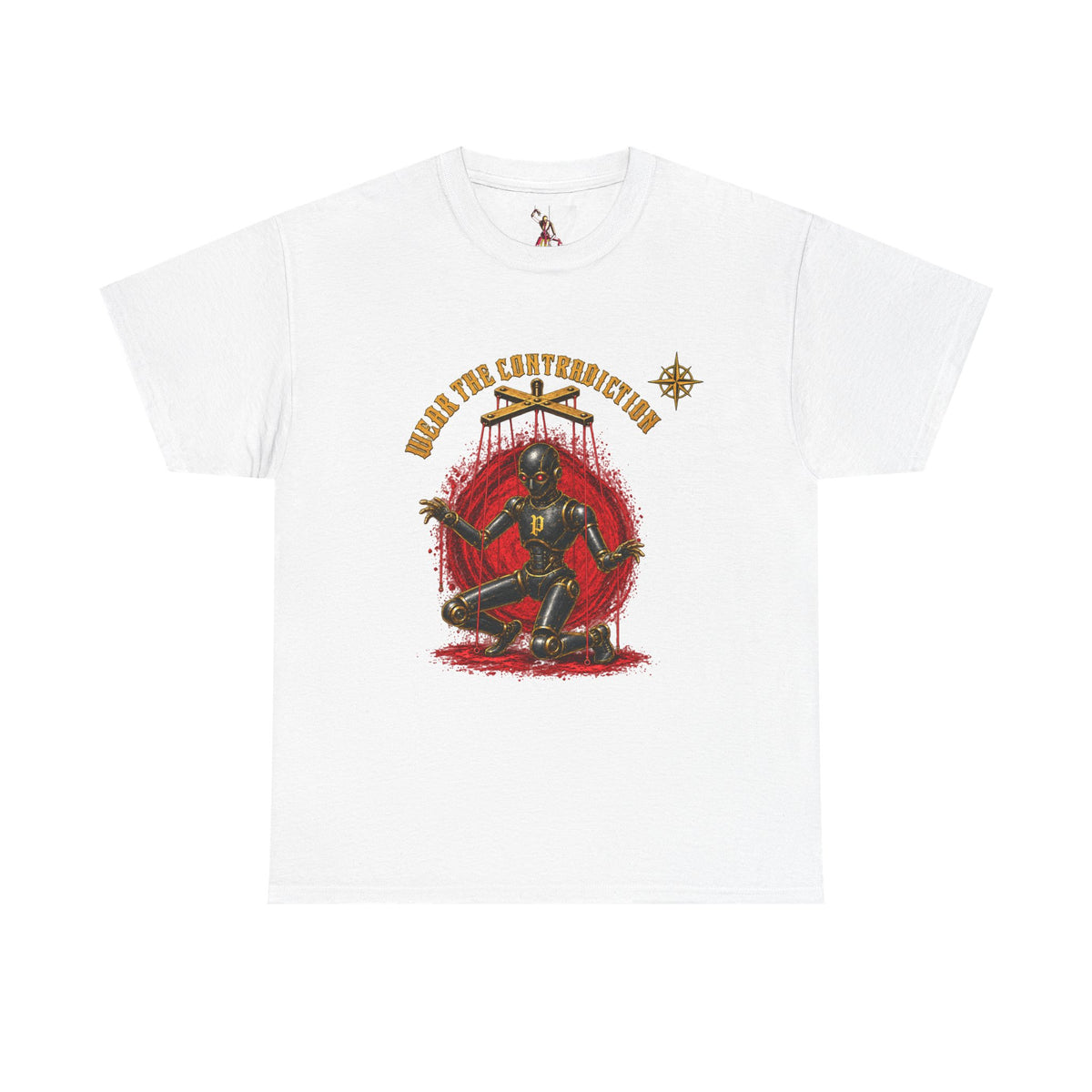 Dark Matter-White Heavy Cotton Tee